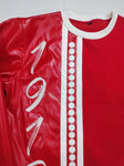 Delta Faux Red Sweatshirt