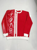 Delta Faux Red Sweatshirt