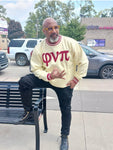 Kappa Chenille Cream Phi Nu Pi Sweatshirt