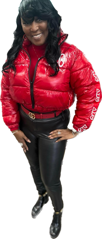 Delta Puffer bomber jacket