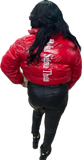 Delta Puffer bomber jacket