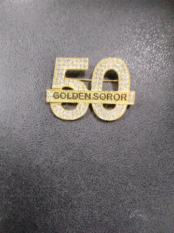 AKA Golden Soror Pin