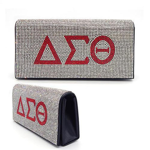 Delta Rhinestone clutch