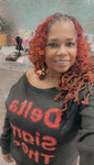 Delta Off the shoulder sweatshirt