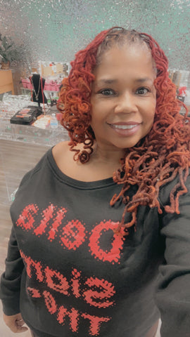 Delta Off the shoulder sweatshirt