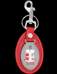 Kappa Alpha Psi Leather Key Fob