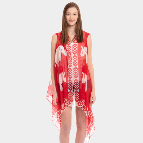 Sheer elephant vest