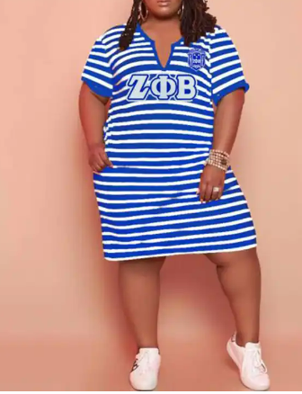 I'm on Stripe Zeta Dress