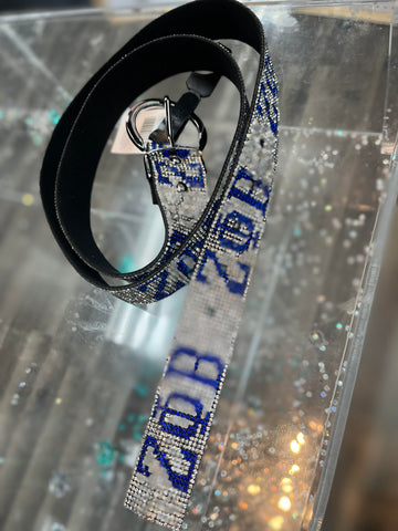 Zeta rhinestone belt