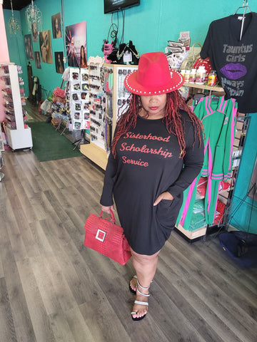 Delta Black Sisterhood Scholarship Service Dress