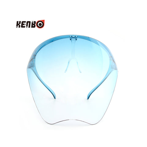 Blue face shield