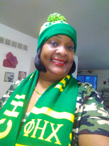 Chi Eta Phi scarf set