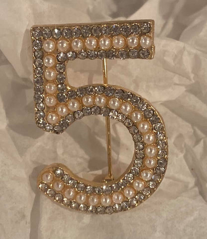 Gold Cream #5       Brooch