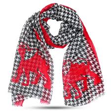 Elephant  Hounds tooth Scarf