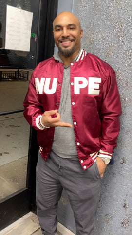 Kappa Nupe Satin Bomber Jacket