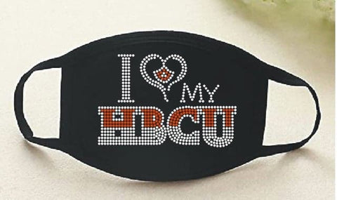 Red HBCU Mask -