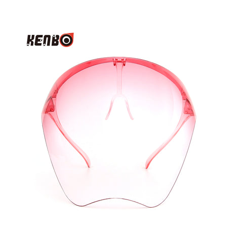 Pink face shield