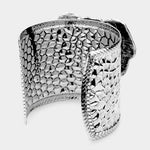Red Cuff elephant bracelet