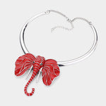 Red elephant choker set