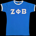 Zeta blue and white app tshirt