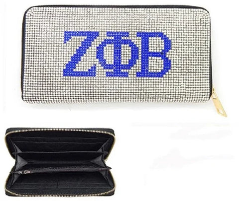 Zeta Rhinestone Wallet